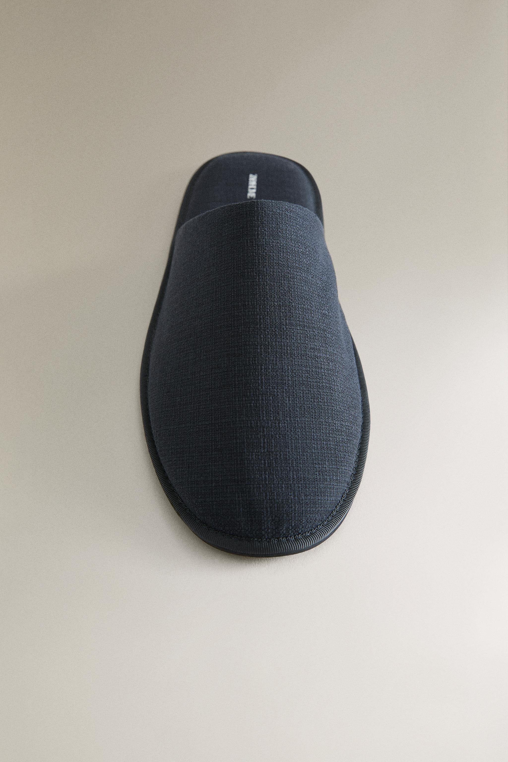 FABRIC MULE SLIPPERS